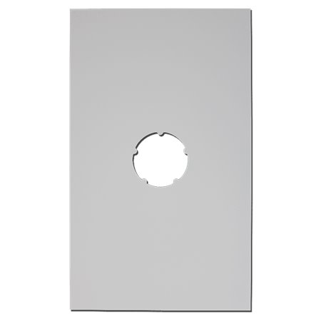 Plaque de finition plafond blanche 500x300mm Ø 80