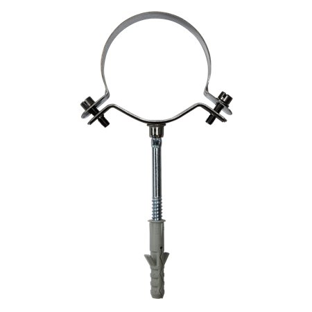 Collier de mur simple paroi inox - Ø 80