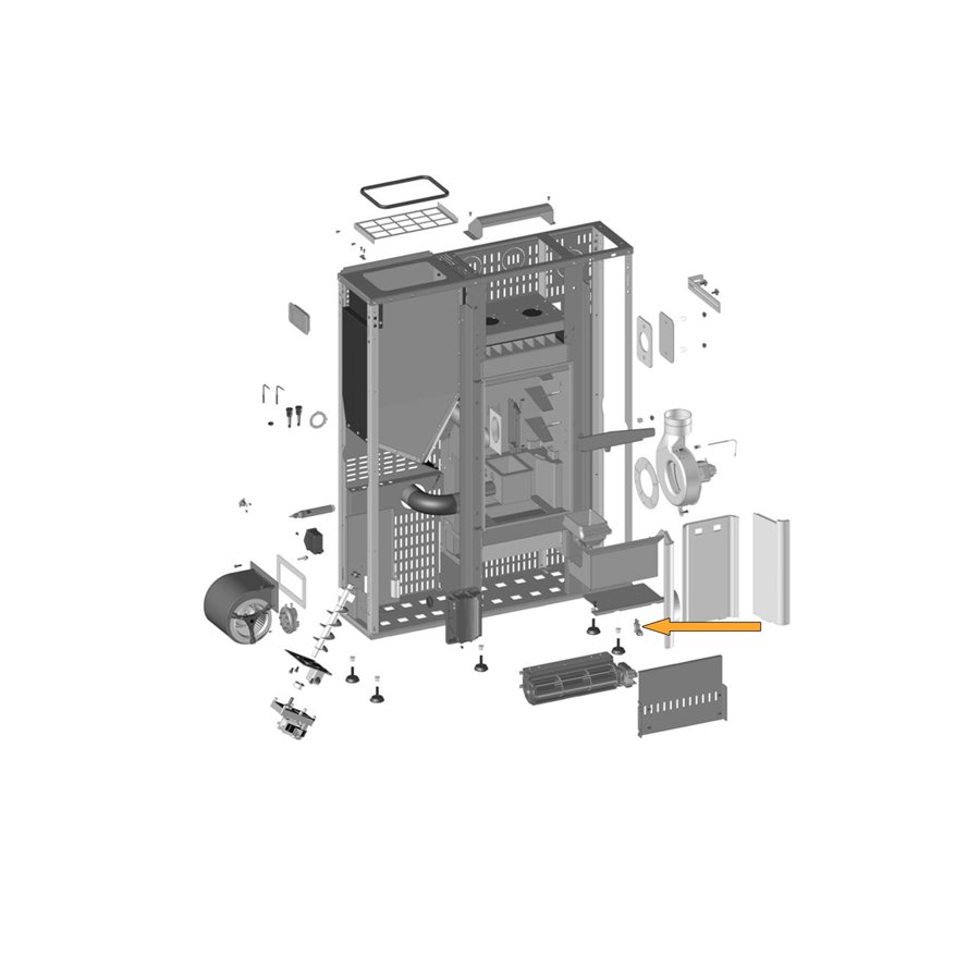 Microswitch OA53-VG03 avec actionneur pour poêle Paterno Stretta