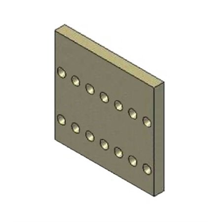 Fond central pour insert à bois Rocal ARc 96 LD