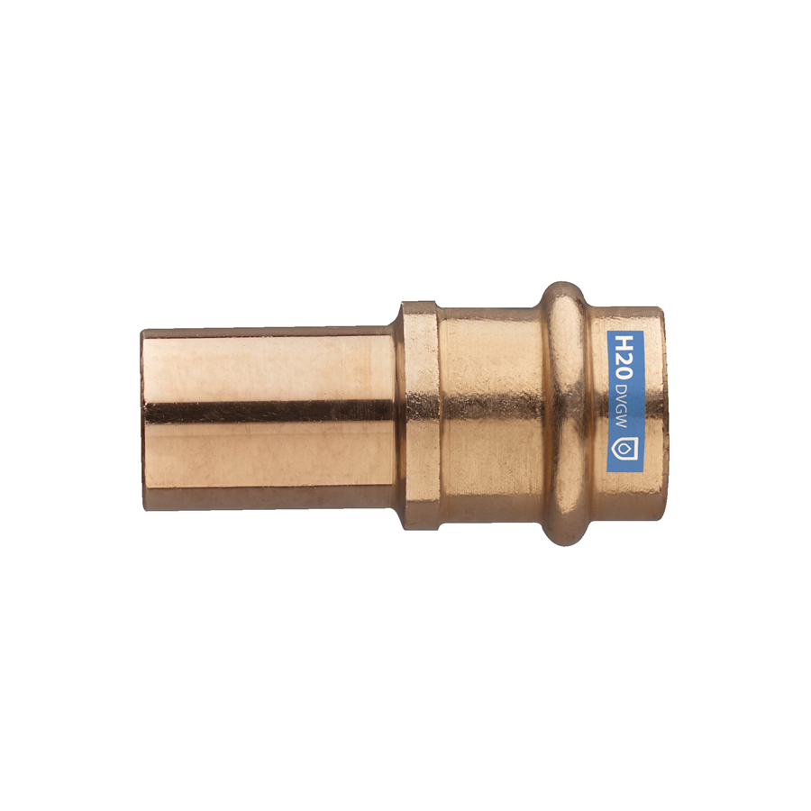 Adaptateur bronze MF Ø 15x14 à sertir