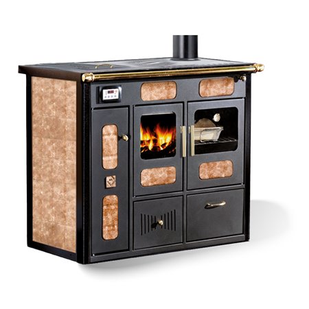 Thermocuisinière a bois Magikal Ylenya Terre de Lessini finition bronze