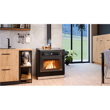 Cuisinière à bois Thermorossi Aurora 80