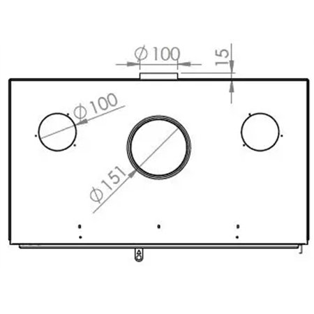 Insert à bois Termofoc Aveiro C795 avec ventilation