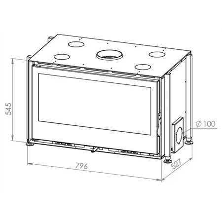 Insert à bois Termofoc Lagos C795 DF