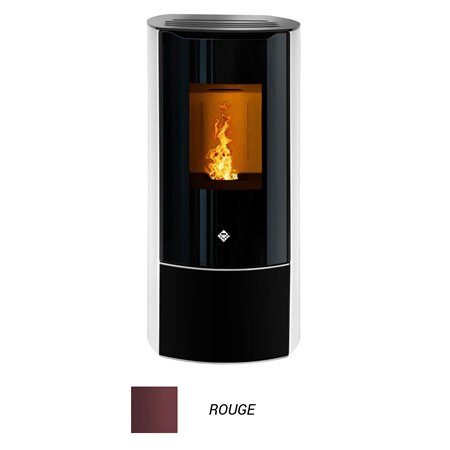 Poêle à pellets Magikal Arya 11 kW rouge
