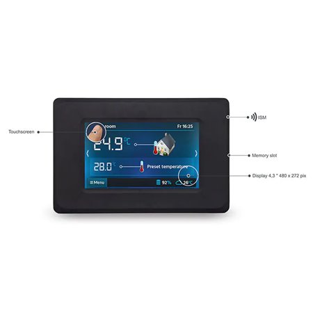 Thermostat d'ambiance sans fil X80 pour chaudières HKS Lazar SmartFire