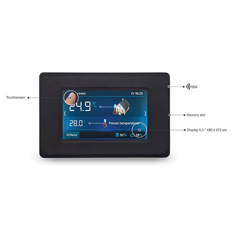 Thermostat d'ambiance sans fil X80 pour chaudières HKS Lazar SmartFire