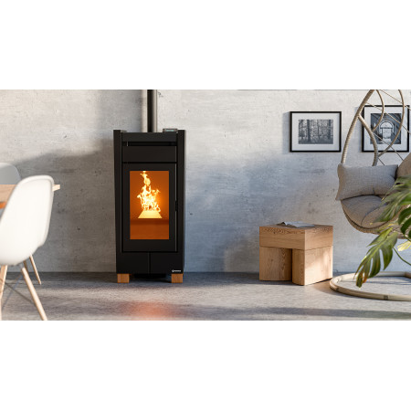 Poêle à pellets canalisable Thermorossi Mood Plus Evo