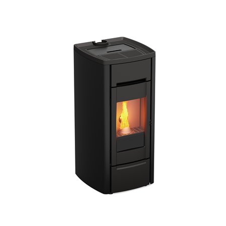 Poêle à pellets étanche Kalor 98 Cast Iron 8 Noir