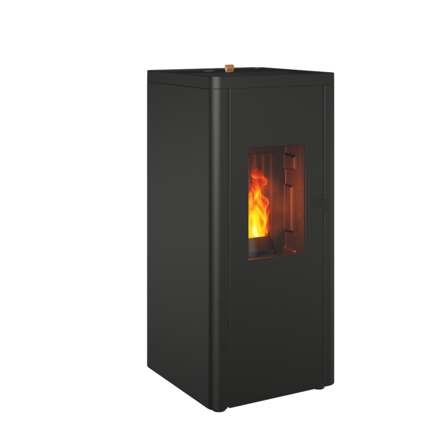 Poêle à pellets étanche Kalor Forgya 8 Noir