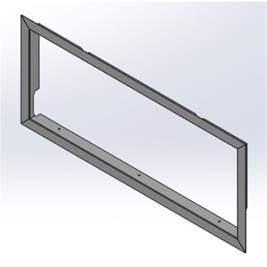 Cadre 4/4 50 mm pour insert Hitze Ardente ARD120x43.DGS