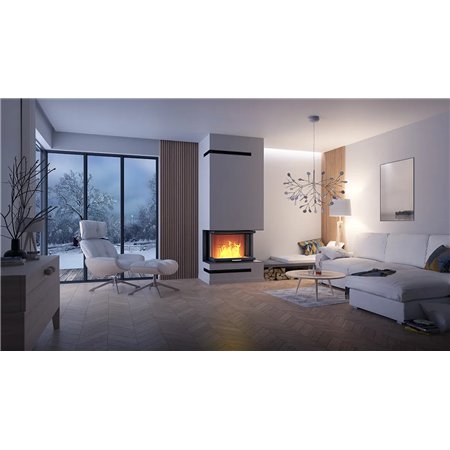 Insert à bois Hitze Trinity 80x35x53.G