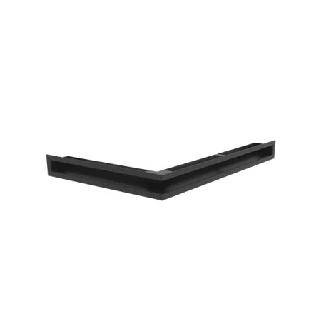 Grille de ventilation d'angle SLE-9x60x40 gauche noire