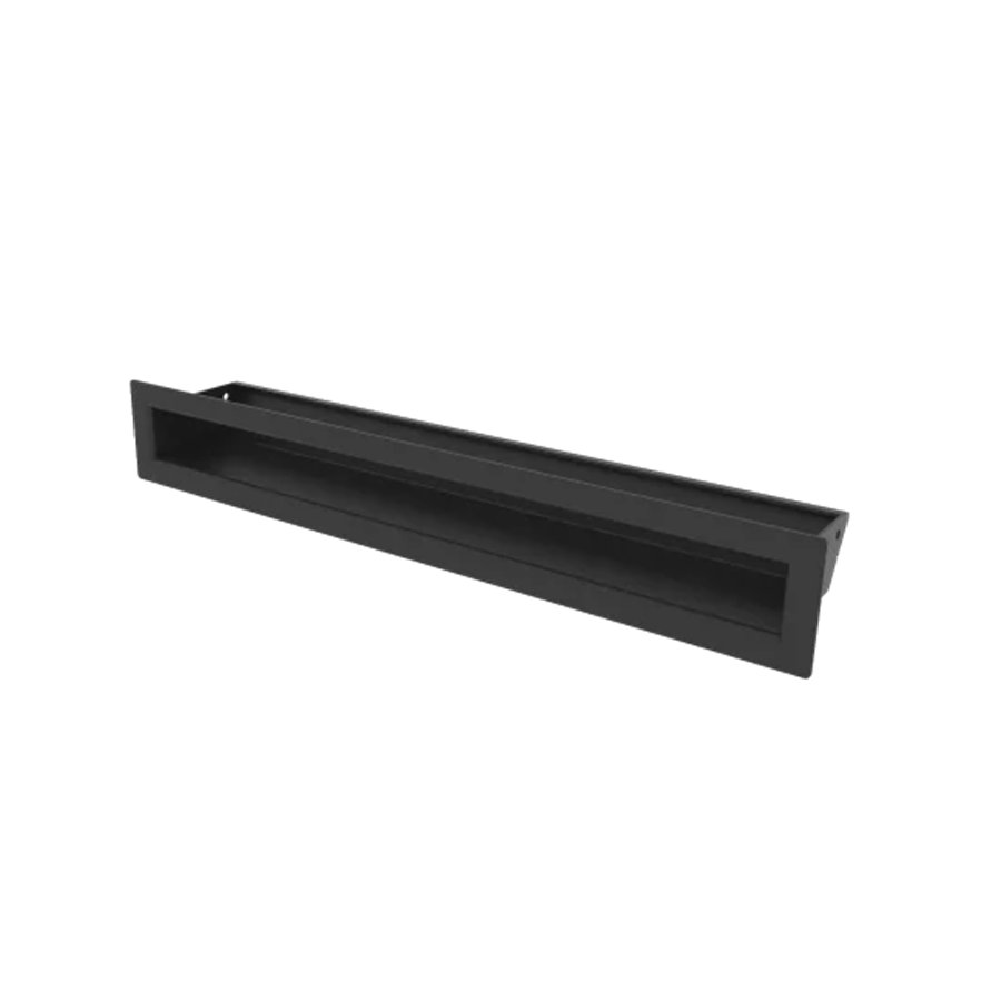 Grille de ventilation SLE-6x40 noire