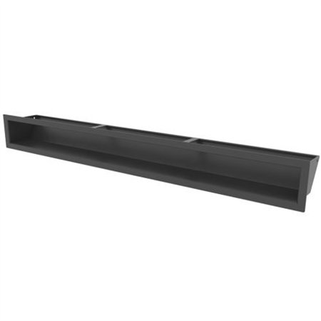 Grille de ventilation SLE-9x80 noire