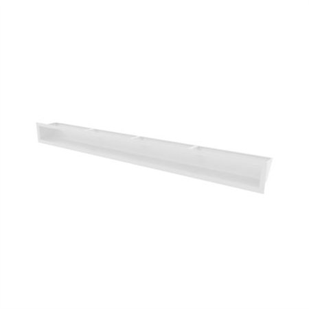 Grille de ventilation SLE-6x100 blanche