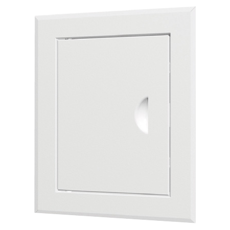 Trappe de visite acier blanc 20x20 cm