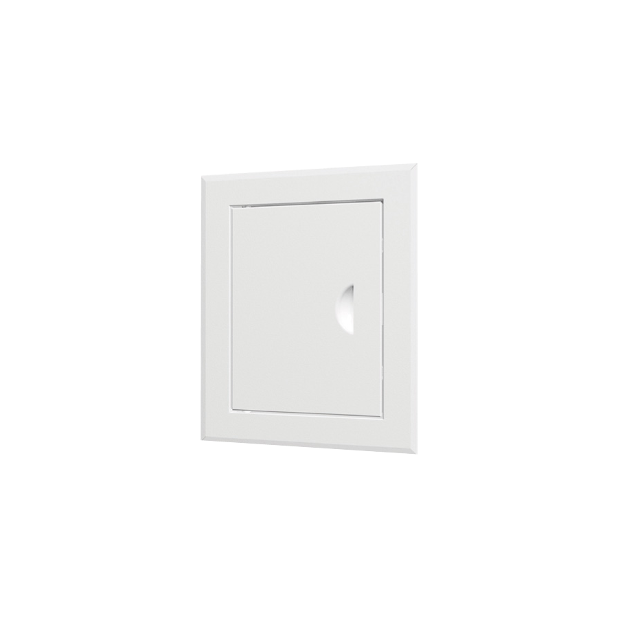 Trappe de visite acier blanc 15x15 cm