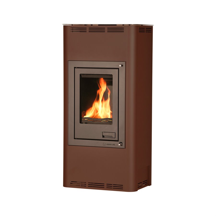 Poêle à bois hydro Skü Värme AQ - X7 Bronze avec régulation basic