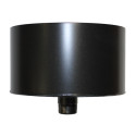 Bouchon de condensation mâle acier noir - diamètre 150mm
