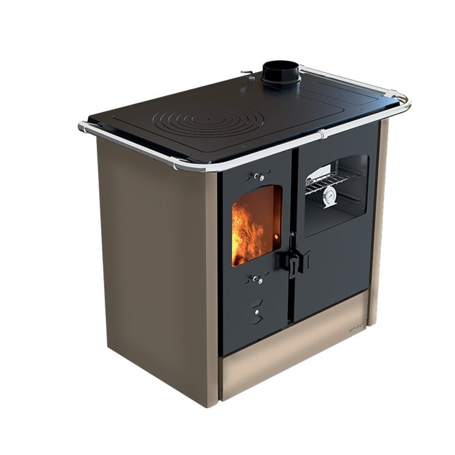 Cuisinière à bois Lincar Nada 140A cappuccino