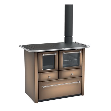 Cuisinière à bois Lincar Gaia 149A V cappuccino